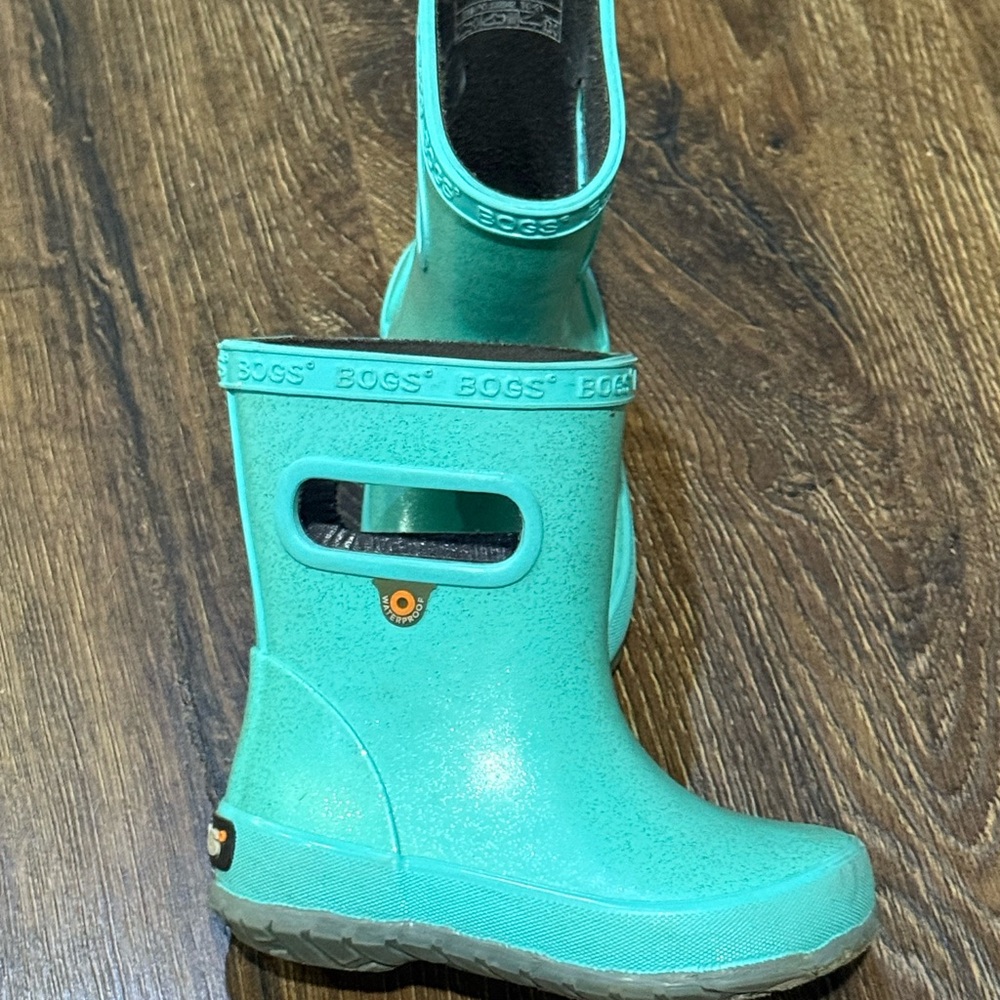 Bogs Skipper Blue Waterproof Rain Pull-On Boot